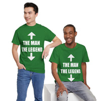 The Man The Legend Unisex Heavy Cotton Tee