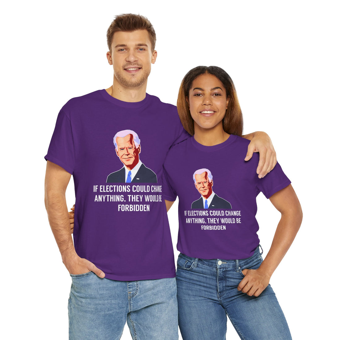 If Elections Could Change Anything. They Would bE For Bidden Unisex Heavy Cotton Tee