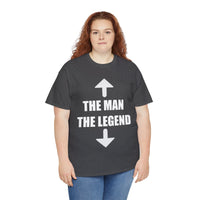 The Man The Legend Unisex Heavy Cotton Tee