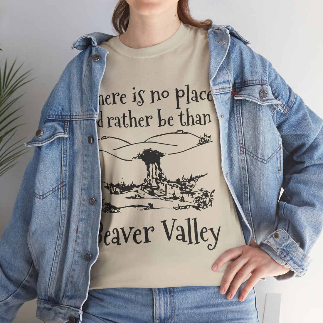 There Is No Place I'd Rather Be Than Bevear Valley Unisex Heavy Cotton Tee