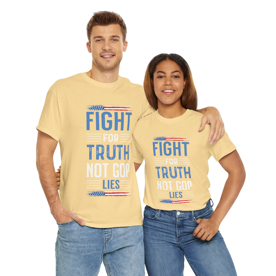 Fight For Truth Not GOP Lies Unisex Heavy Cotton Tee