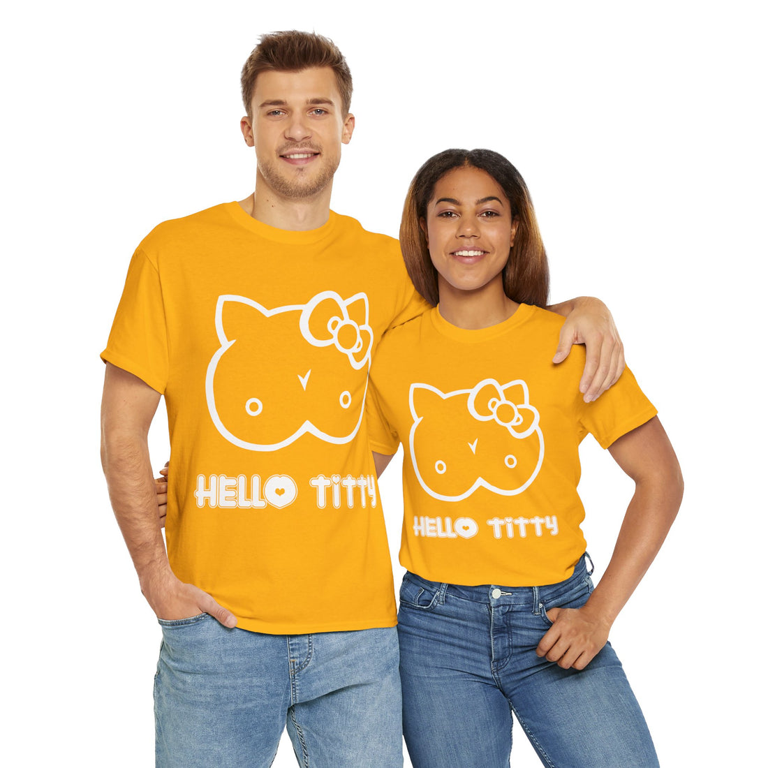 Hello Titty Unisex Heavy Cotton Tee