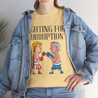 Fighting For Corruption Unisex Heavy Cotton Tee