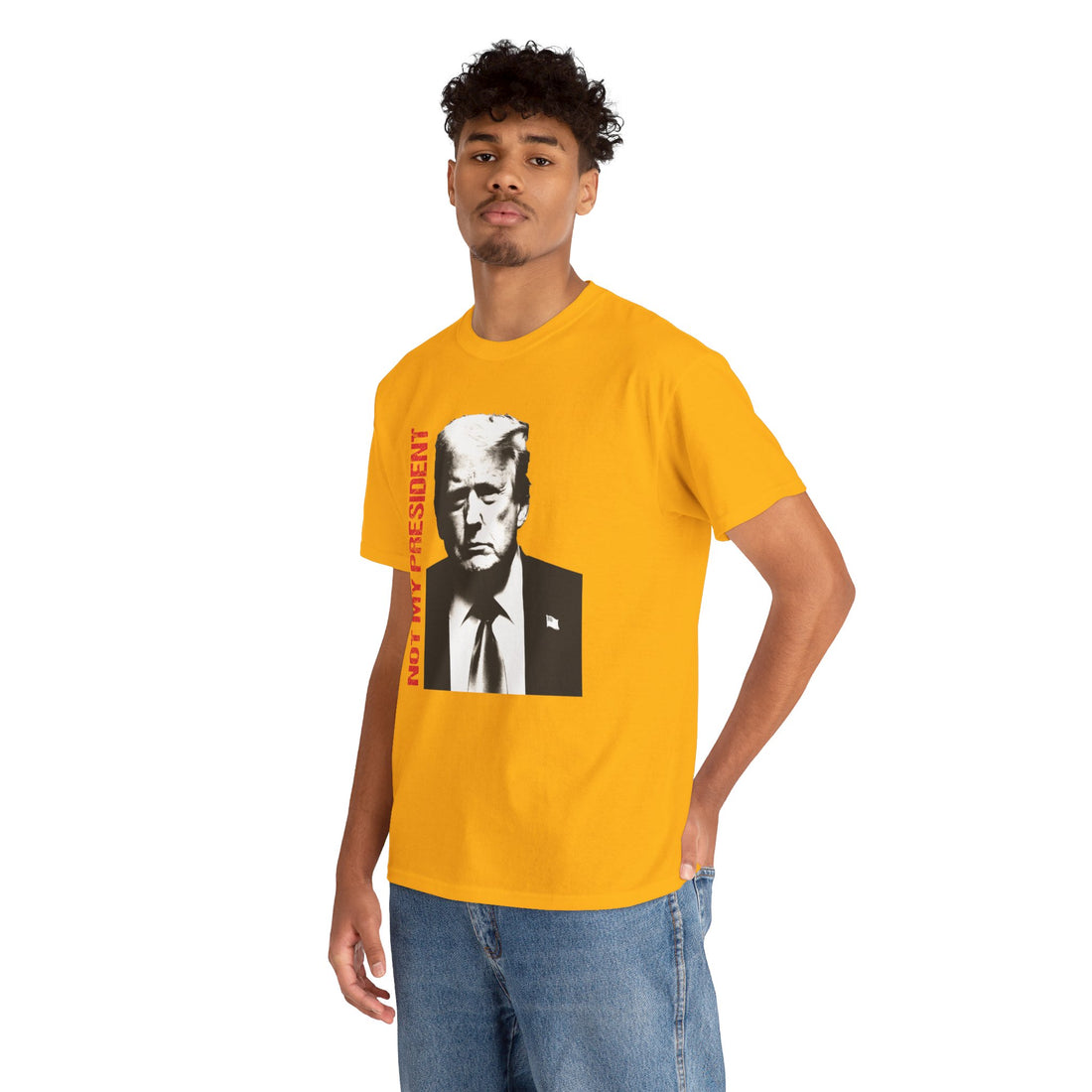 Not My President Unisex Heavy Cotton Tee