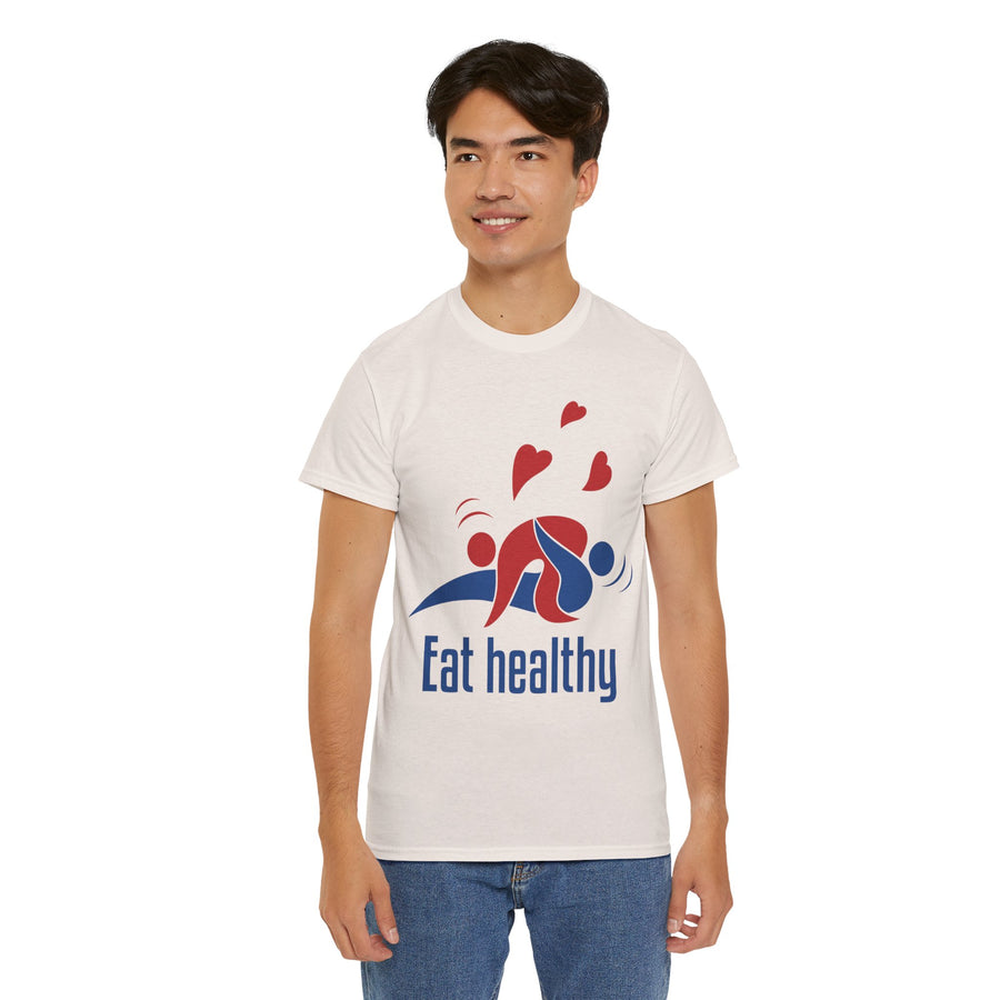 Eat Healthy Unisex Heavy Cotton Tee