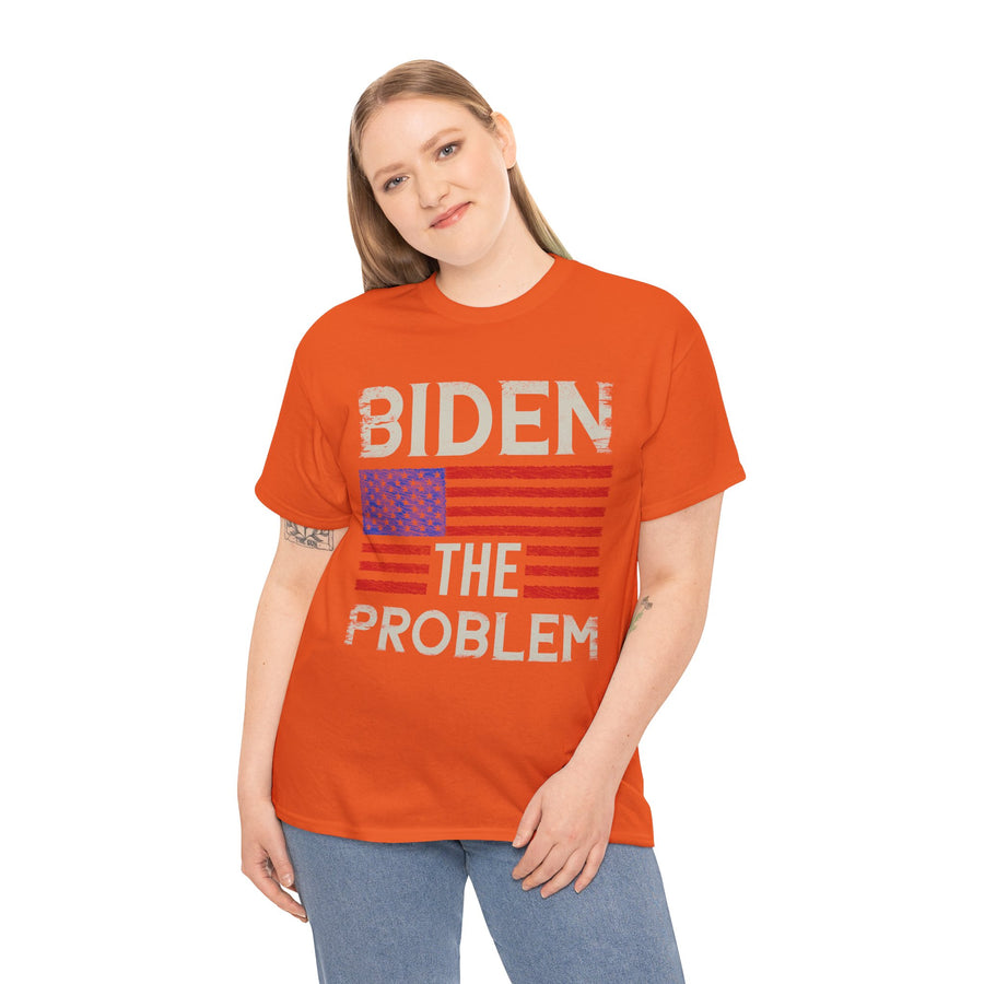 Biden The Problem Unisex Heavy Cotton Tee