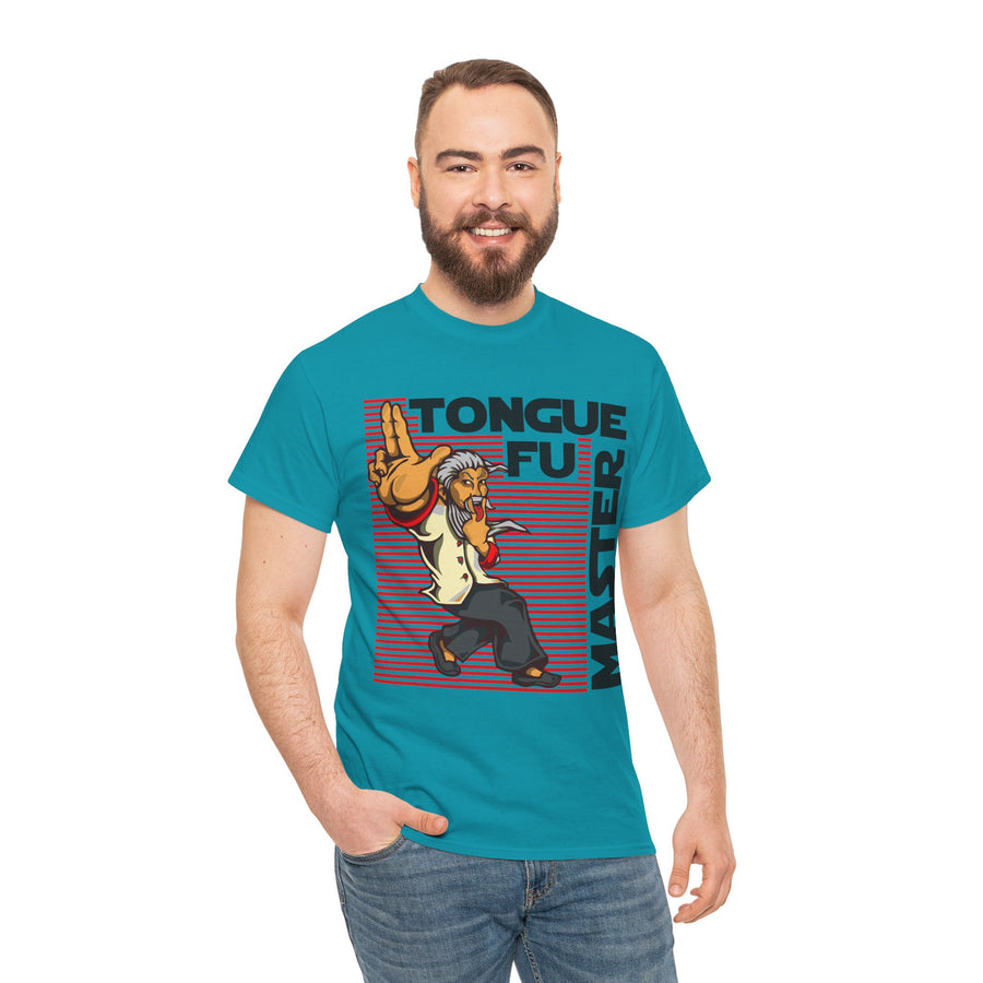 Tongue Fu Master Unisex Heavy Cotton Tee