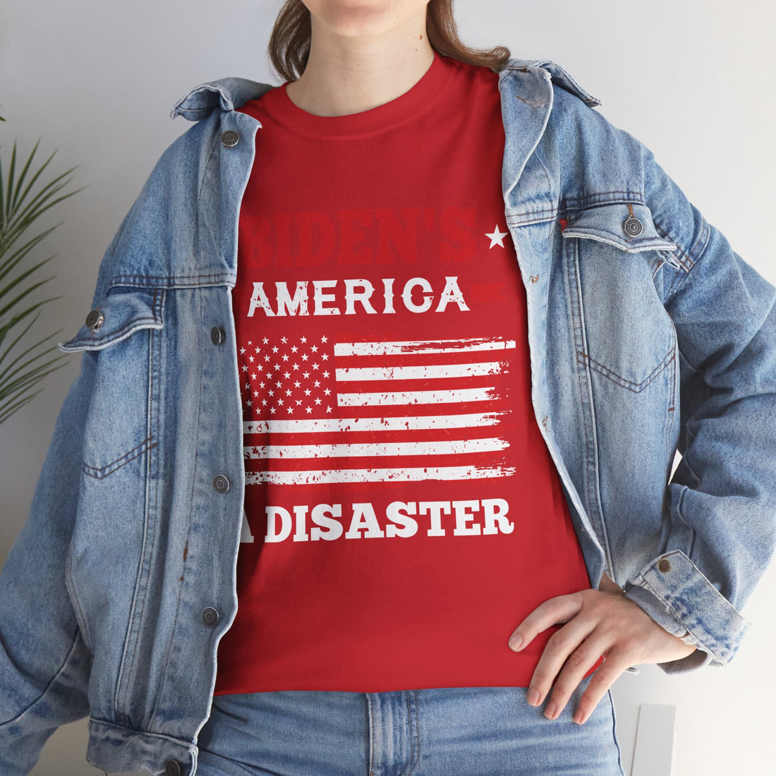 Biden's America A Disaster Unisex Heavy Cotton Tee