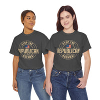 Stop The Republican Agenda! Unisex Heavy Cotton Tee