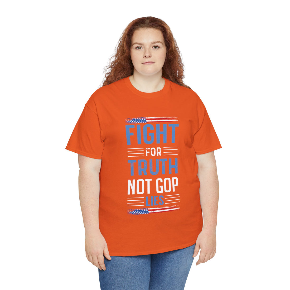 Fight For Truth Not GOP Lies Unisex Heavy Cotton Tee