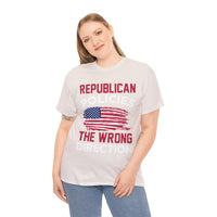 Republican Policies The Wrong Direction Unisex Heavy Cotton Tee