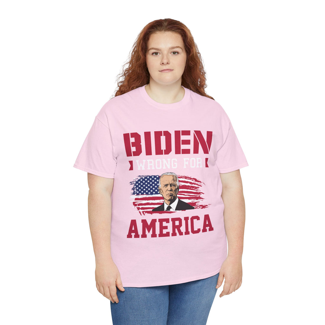 Biden Wrong for America Unisex Heavy Cotton Tee