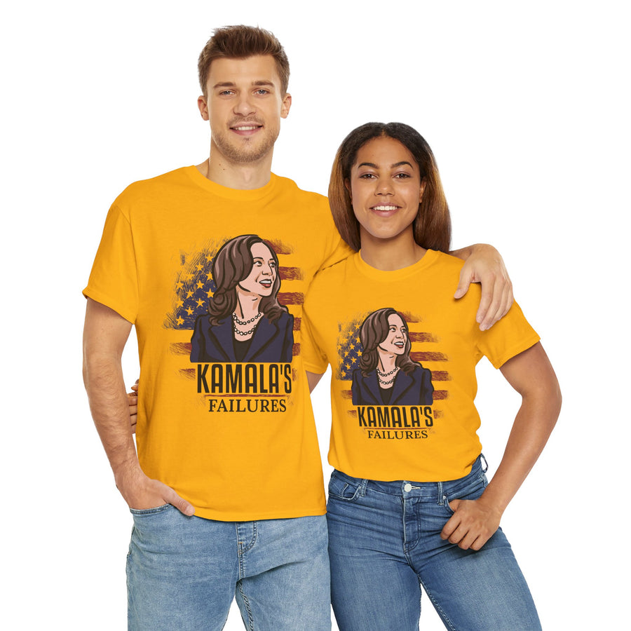 Kamala's Failures Unisex Heavy Cotton Tee