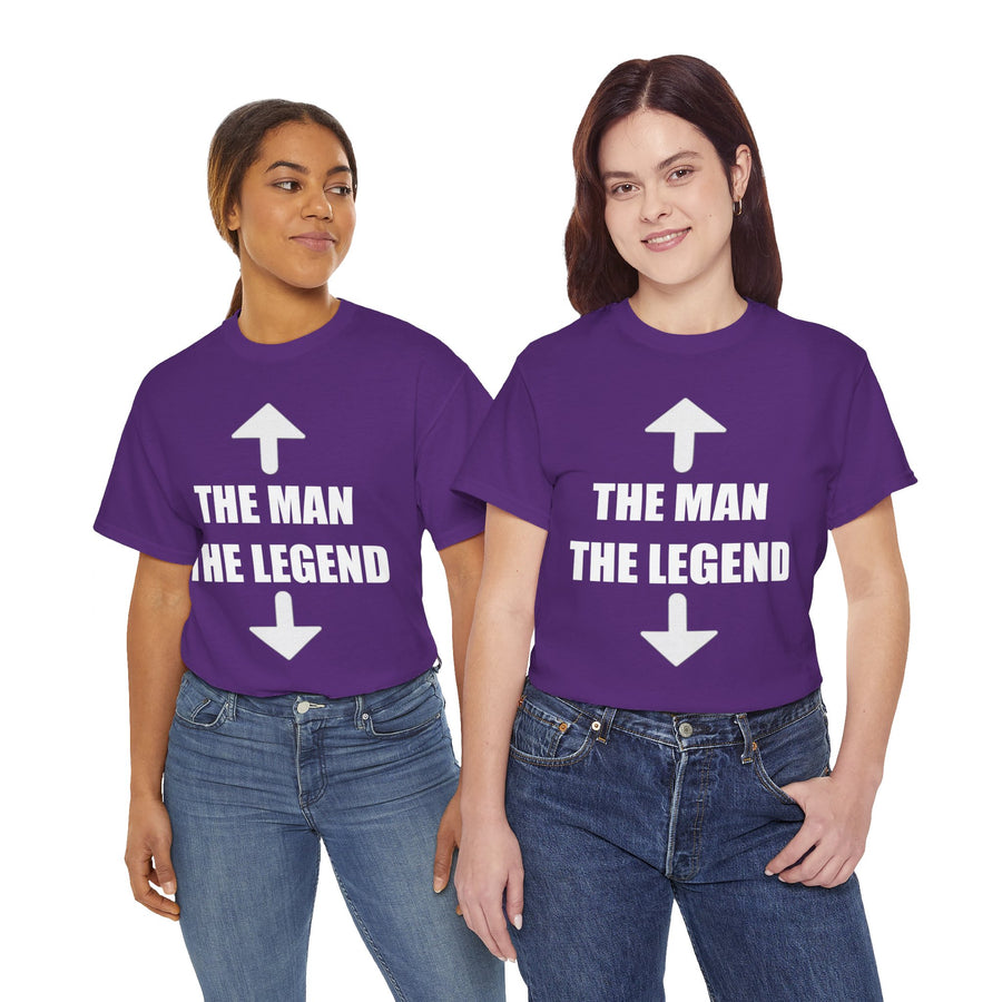 The Man The Legend Unisex Heavy Cotton Tee