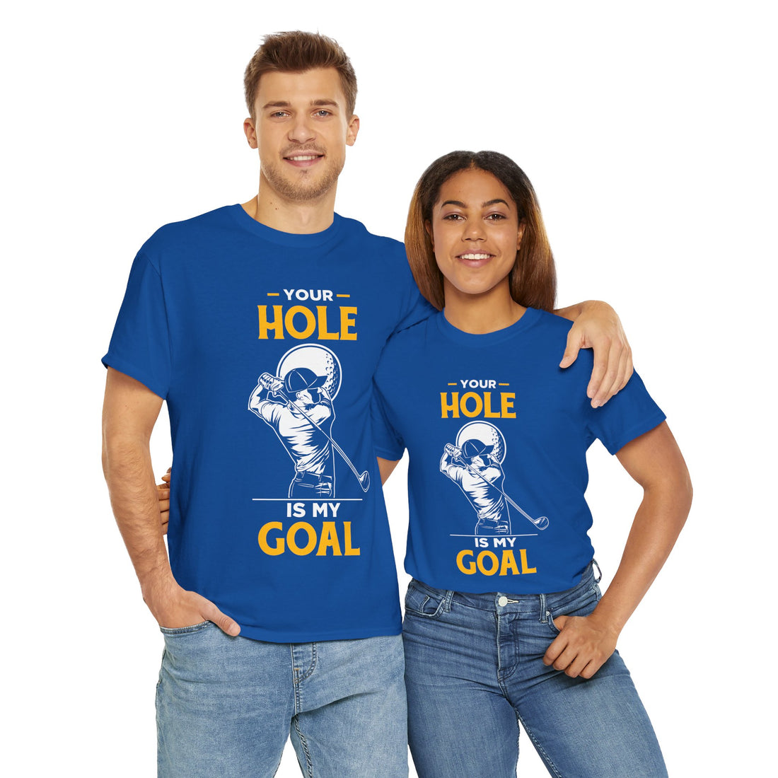 Your Hole Is My Goal Unisex Heavy Cotton Tee