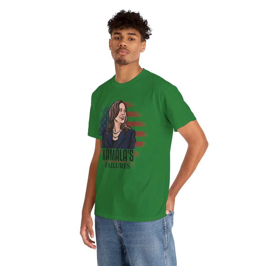 Kamala's Failures Unisex Heavy Cotton Tee