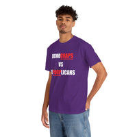 Democraps VS Repooplican Unisex Heavy Cotton Tee