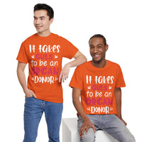 It Take Guts To Be An Organ Donor Unisex Heavy Cotton Tee