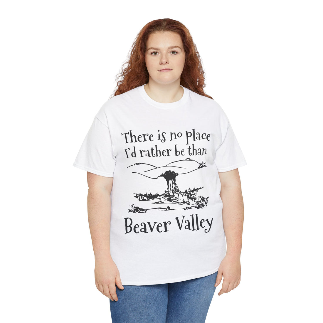 There Is No Place I'd Rather Be Than Bevear Valley Unisex Heavy Cotton Tee