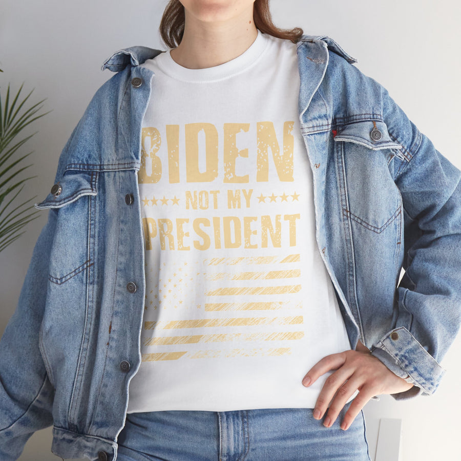 Biden Not My President Unisex Heavy Cotton Tee