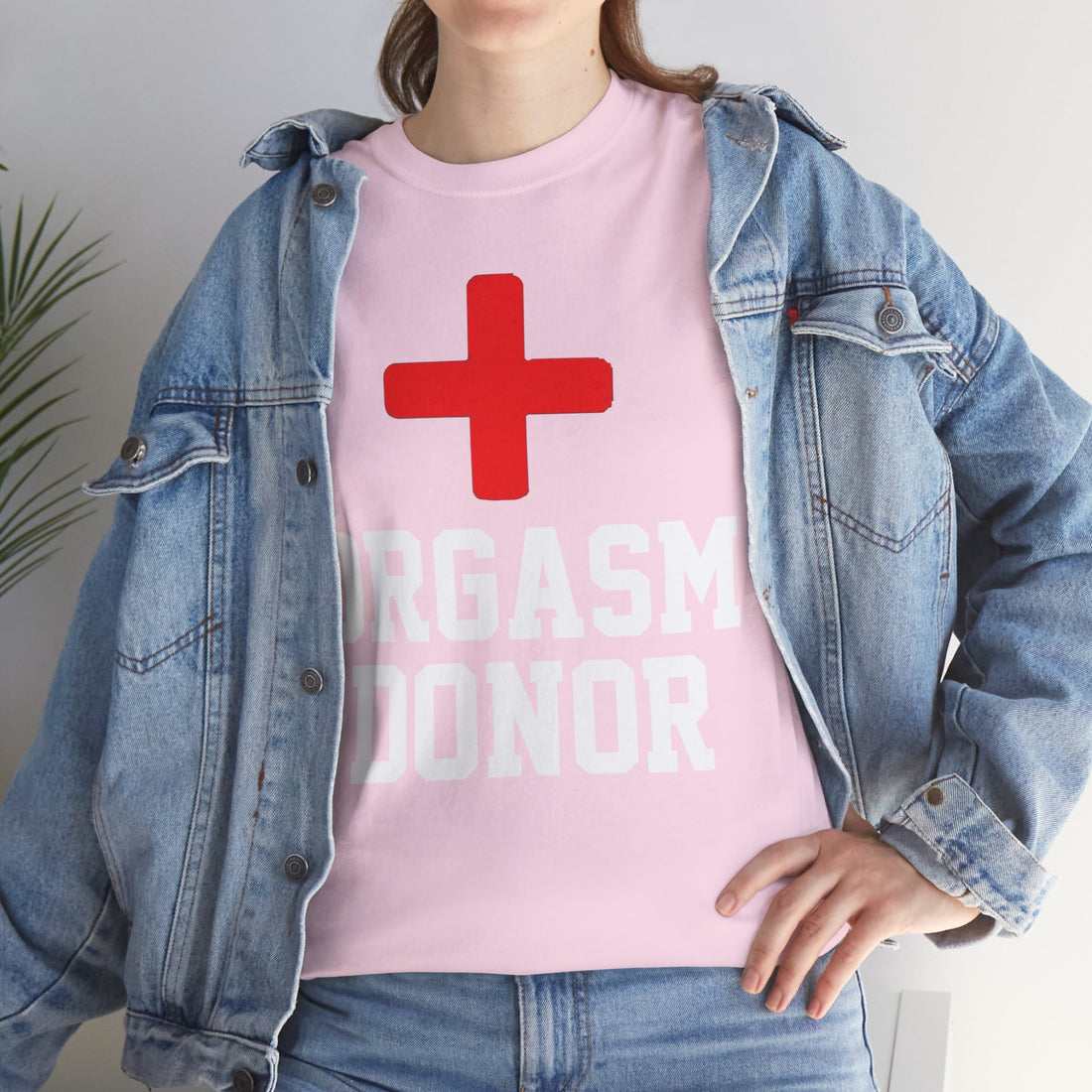 Orgasm Donor Unisex Heavy Cotton Tee