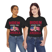 Biden Wrong for America Unisex Heavy Cotton Tee