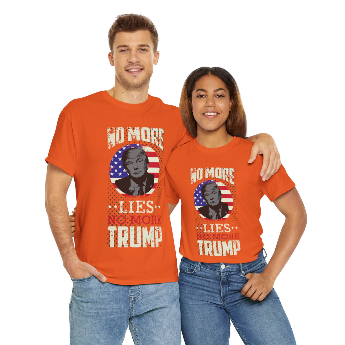 No More Lies Trump Unisex Heavy Cotton Tee