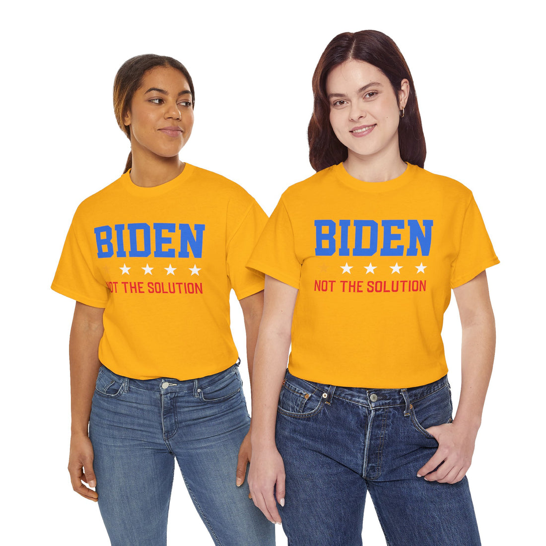 Biden Not The Solution Unisex Heavy Cotton Tee