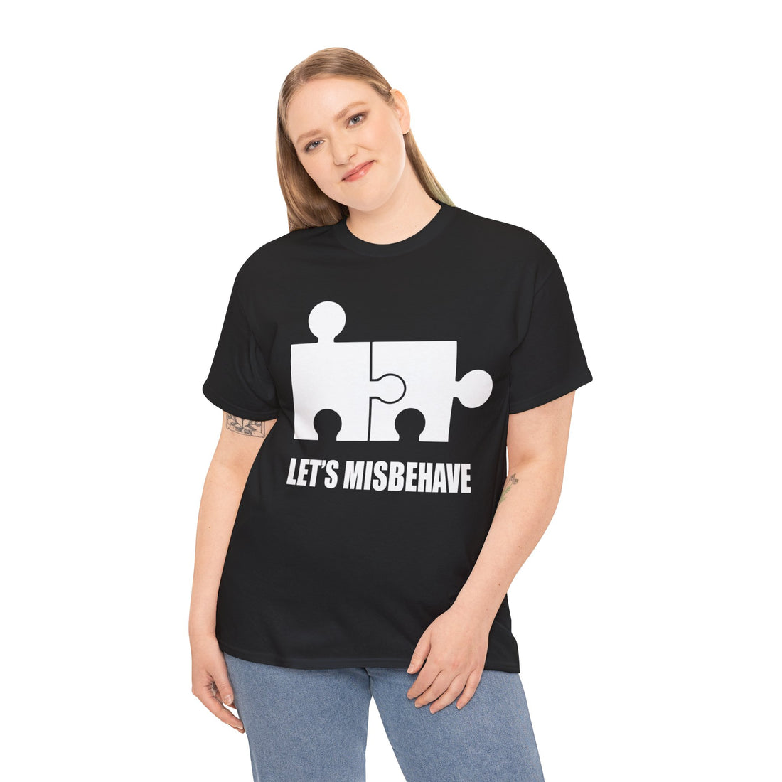 Let's Misbehave Unisex Heavy Cotton Tee