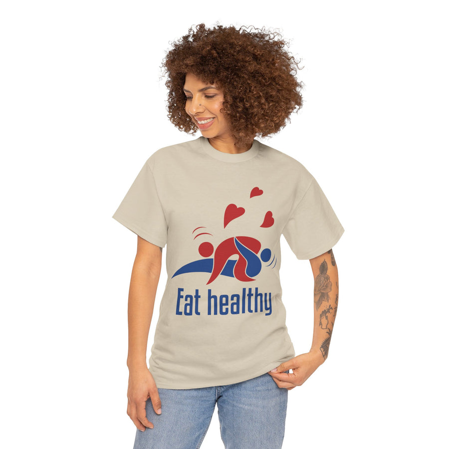 Eat Healthy Unisex Heavy Cotton Tee