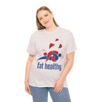 Eat Healthy Unisex Heavy Cotton Tee