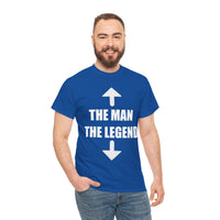 The Man The Legend Unisex Heavy Cotton Tee