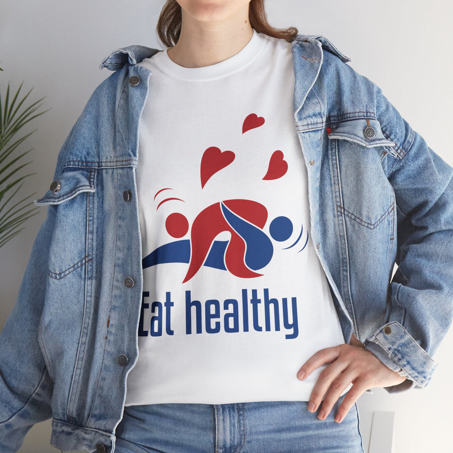 Eat Healthy Unisex Heavy Cotton Tee