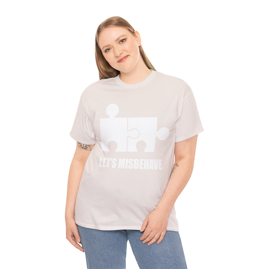 Let's Misbehave Unisex Heavy Cotton Tee