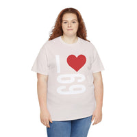 I Love 69 Unisex Heavy Cotton Tee