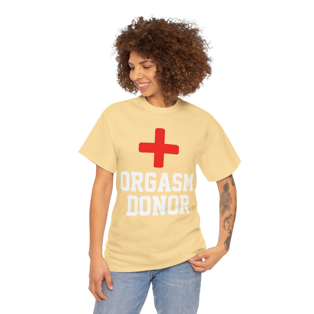 Orgasm Donor Unisex Heavy Cotton Tee