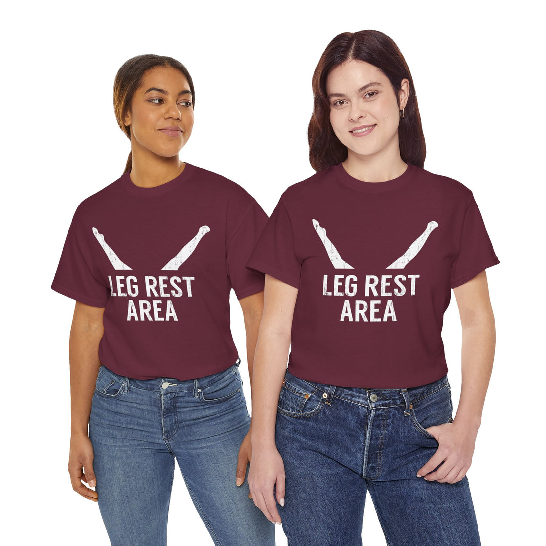 Leg Rest Area Unisex Heavy Cotton Tee