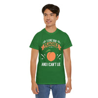 I Like Big Peaches I Can't Lie Unisex Heavy Cotton Tee