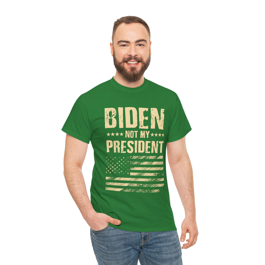 Biden Not My President Unisex Heavy Cotton Tee