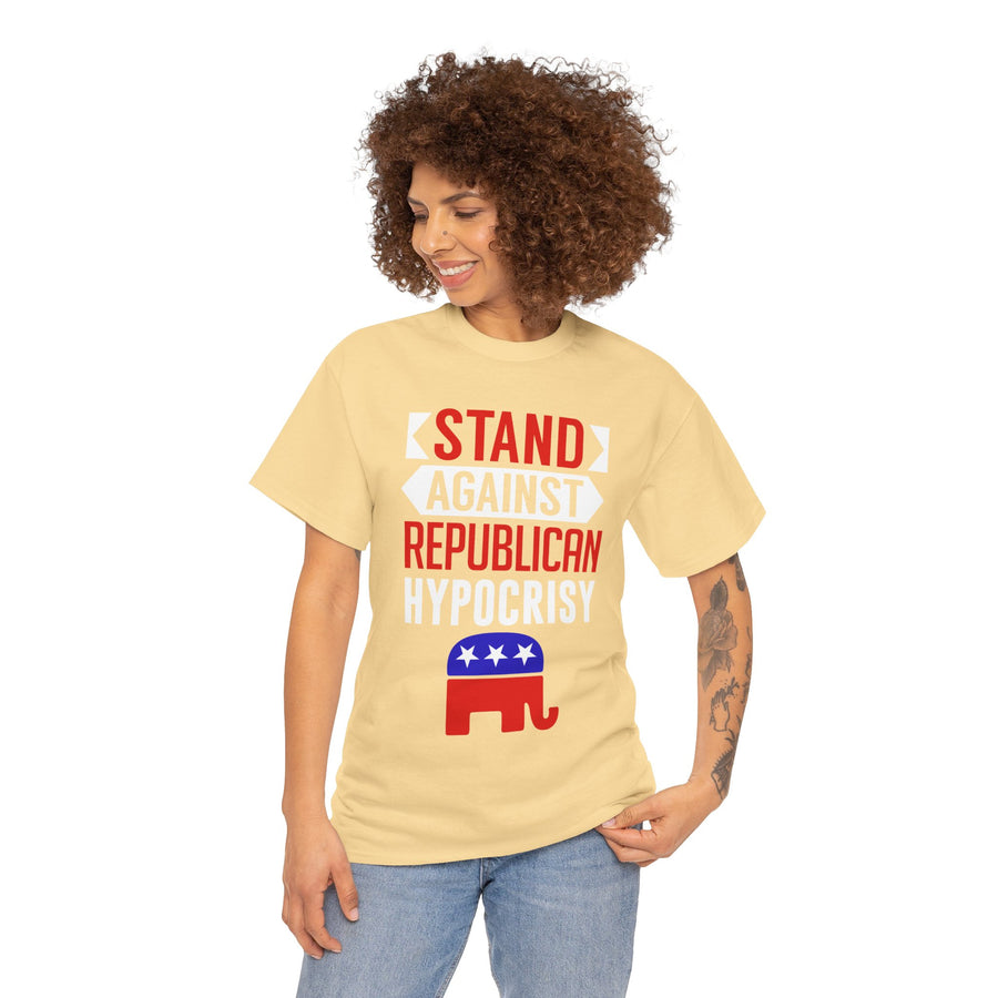 Stand Against Republican Hypocrisy Unisex Heavy Cotton Tee