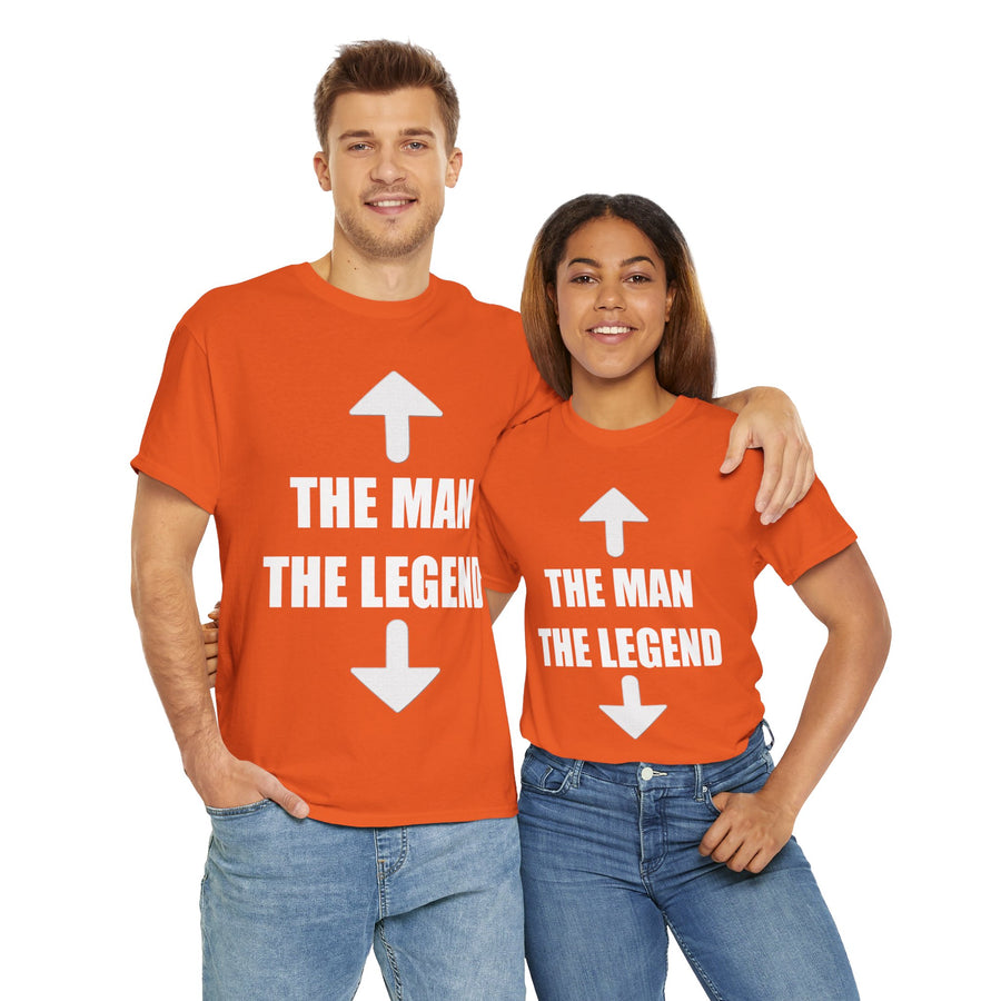 The Man The Legend Unisex Heavy Cotton Tee