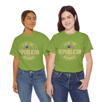 Stop The Republican Agenda! Unisex Heavy Cotton Tee