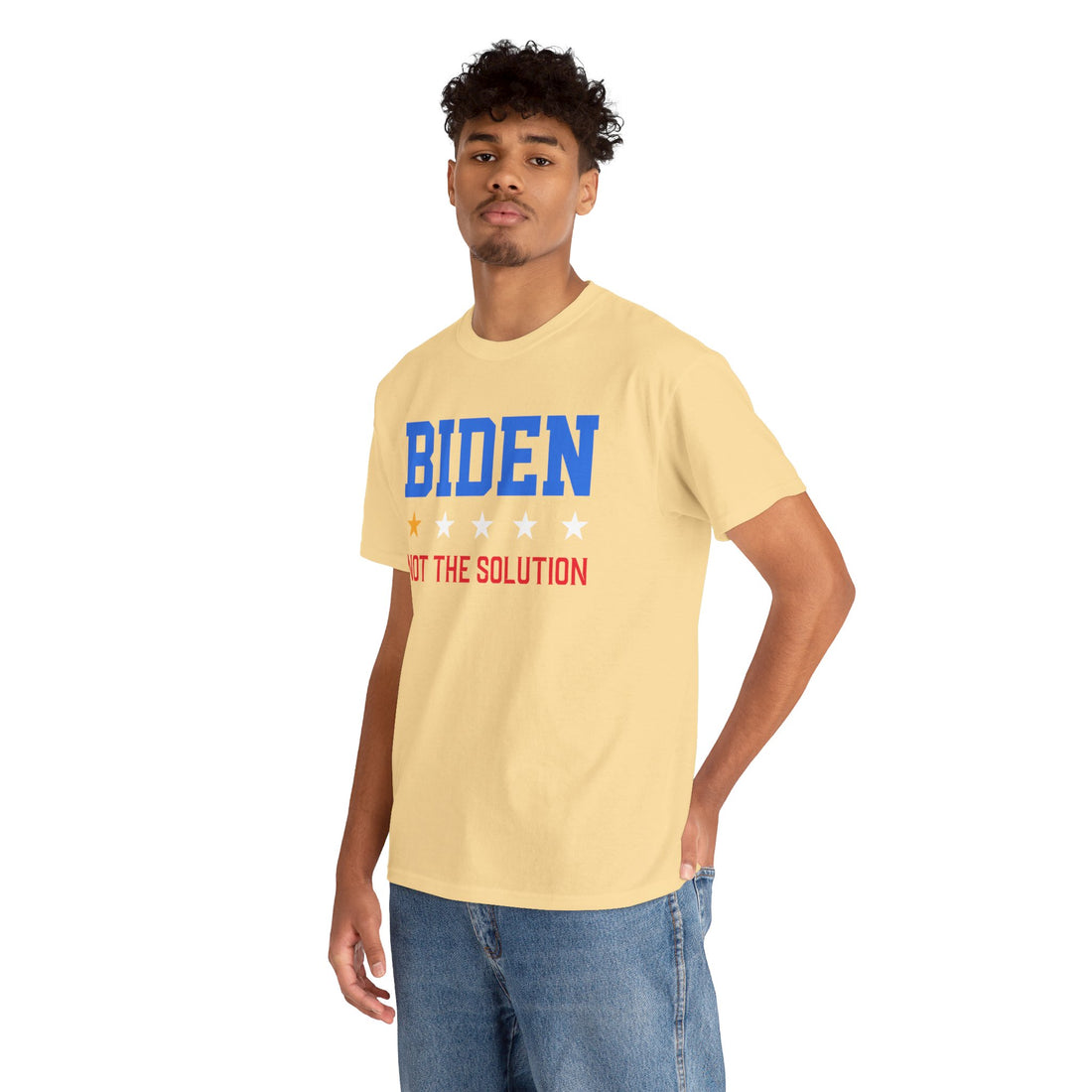 Biden Not The Solution Unisex Heavy Cotton Tee