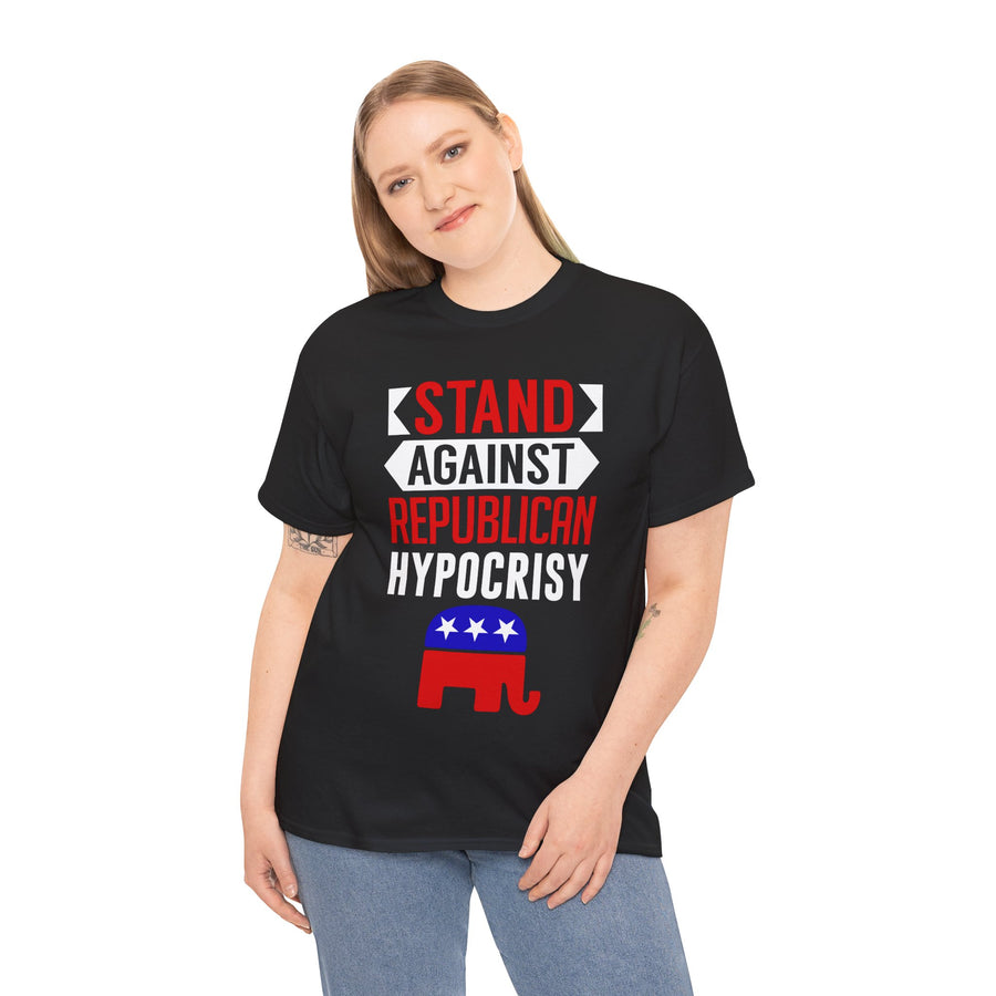 Stand Against Republican Hypocrisy Unisex Heavy Cotton Tee