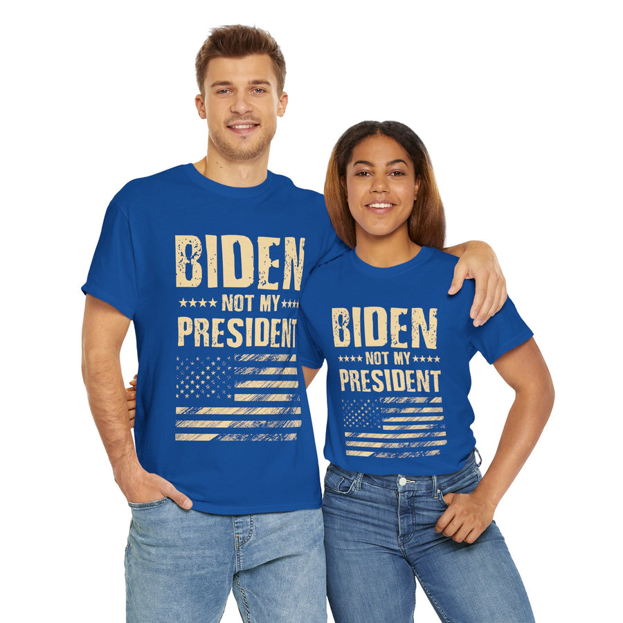 Biden Not My President Unisex Heavy Cotton Tee