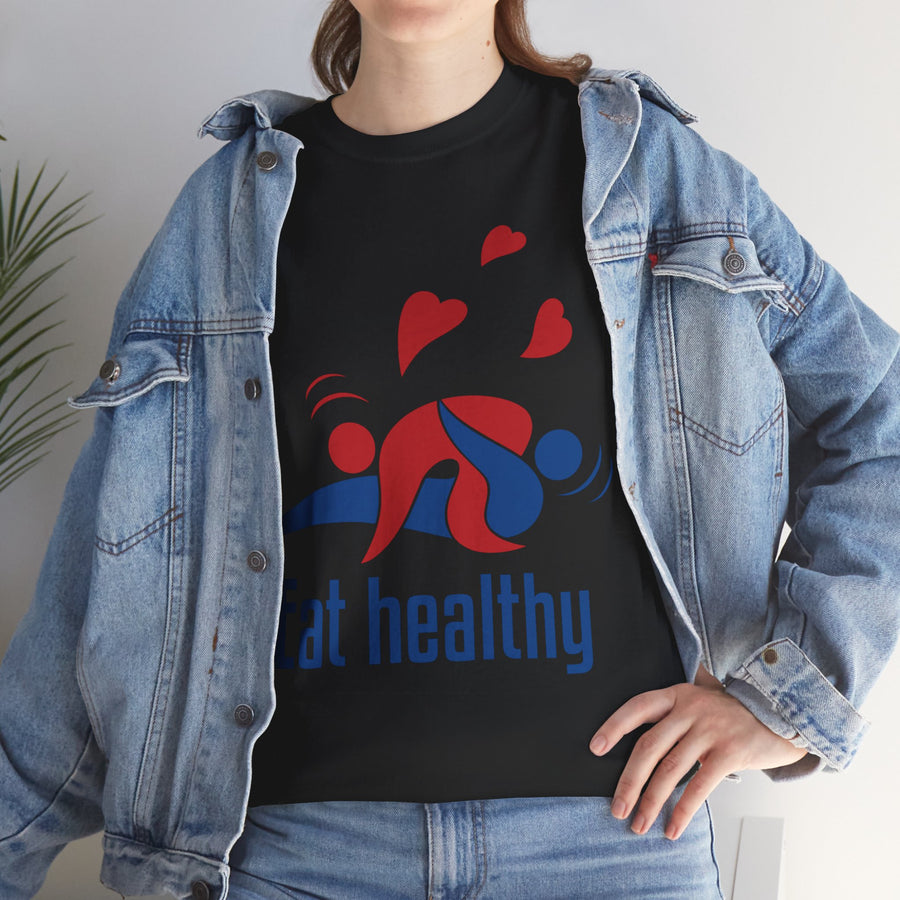 Eat Healthy Unisex Heavy Cotton Tee