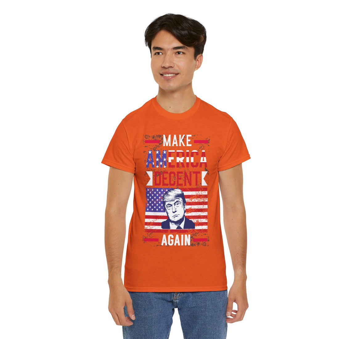 Make America Decent Again Unisex Heavy Cotton Tee