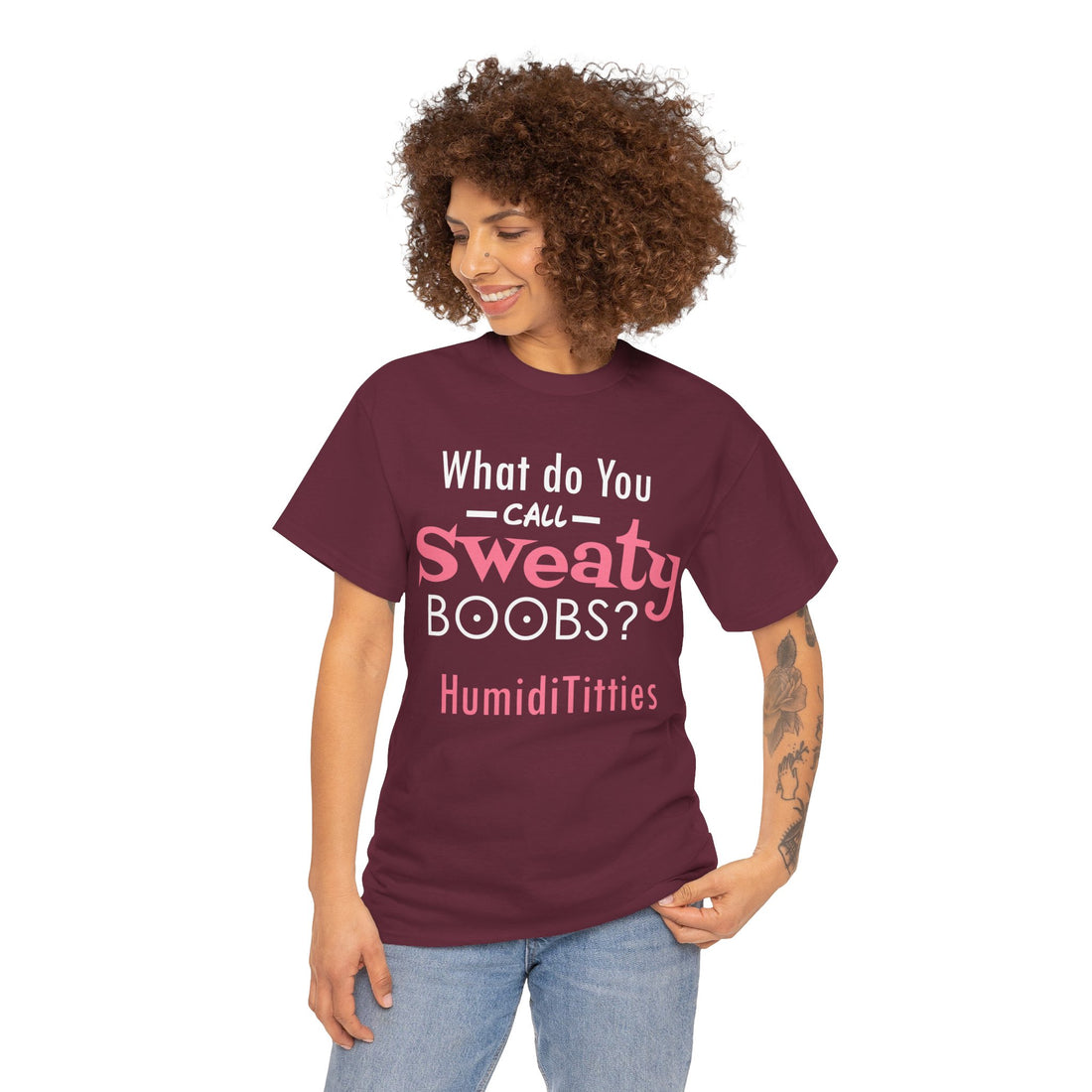 What Do You Call Sweaty Boobs Unisex Heavy Cotton Tee