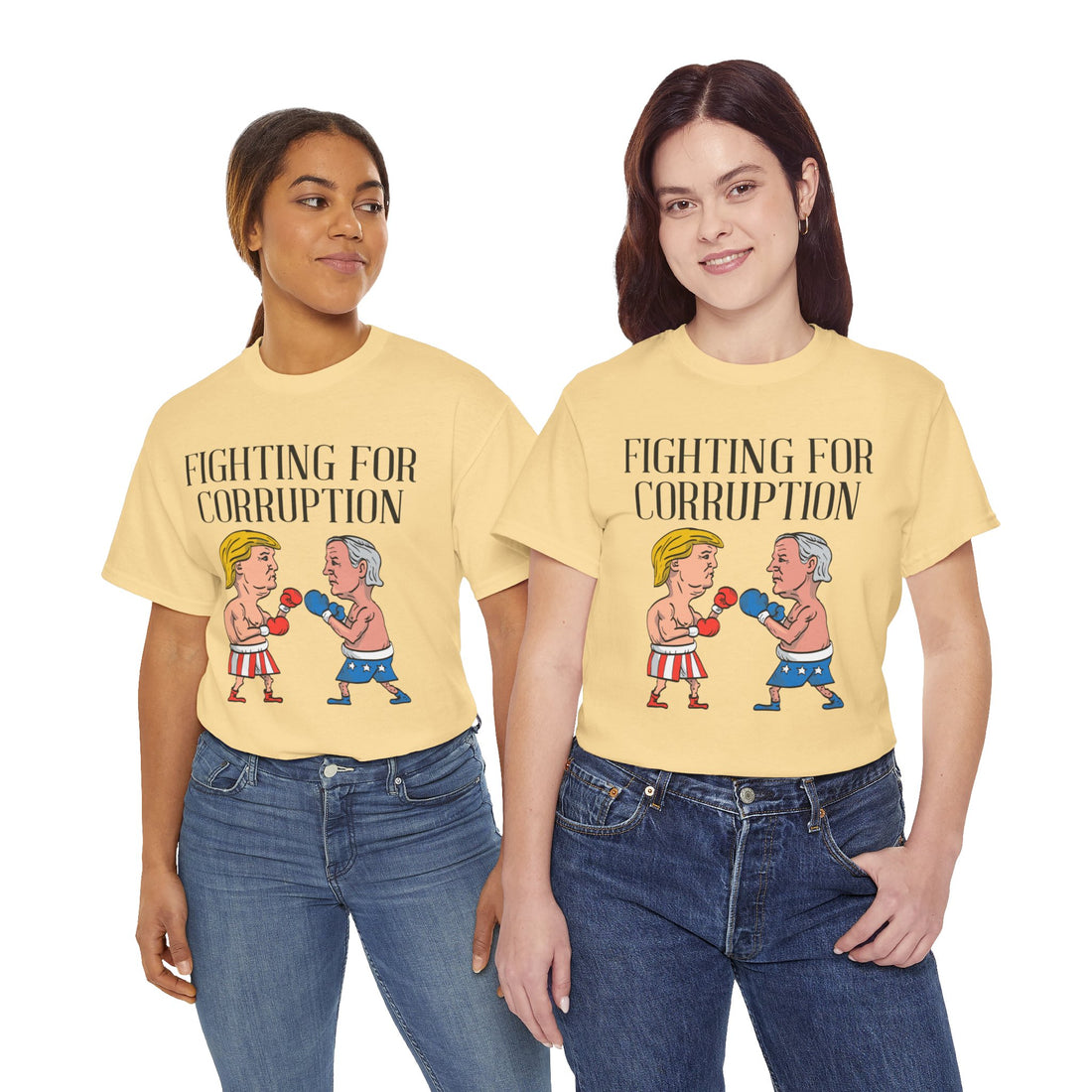 Fighting For Corruption Unisex Heavy Cotton Tee