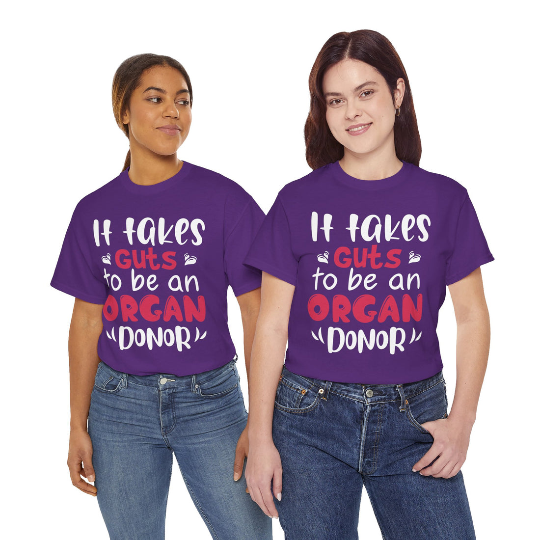 It Take Guts To Be An Organ Donor Unisex Heavy Cotton Tee